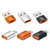 Metal Type C To USB 3.1 Adapter 10Gbps Pocket Charging Adapter Multiple Size Upgrades for Fast Data Transfer & Charging
