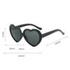 Heart-Shaped Sunglasses Children Heart-Shaped Frame Glasses Eyeglasses Baby Summer Sun Glasses For 3-12 Years Old Kids