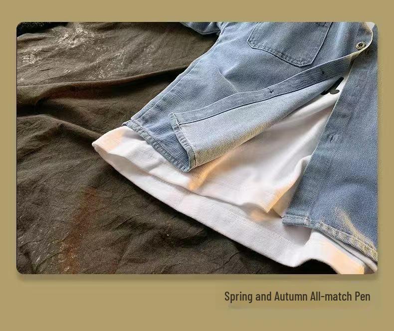Boys' Denim Jacket - Spring & Autumn Korean Style 2025 for Kids