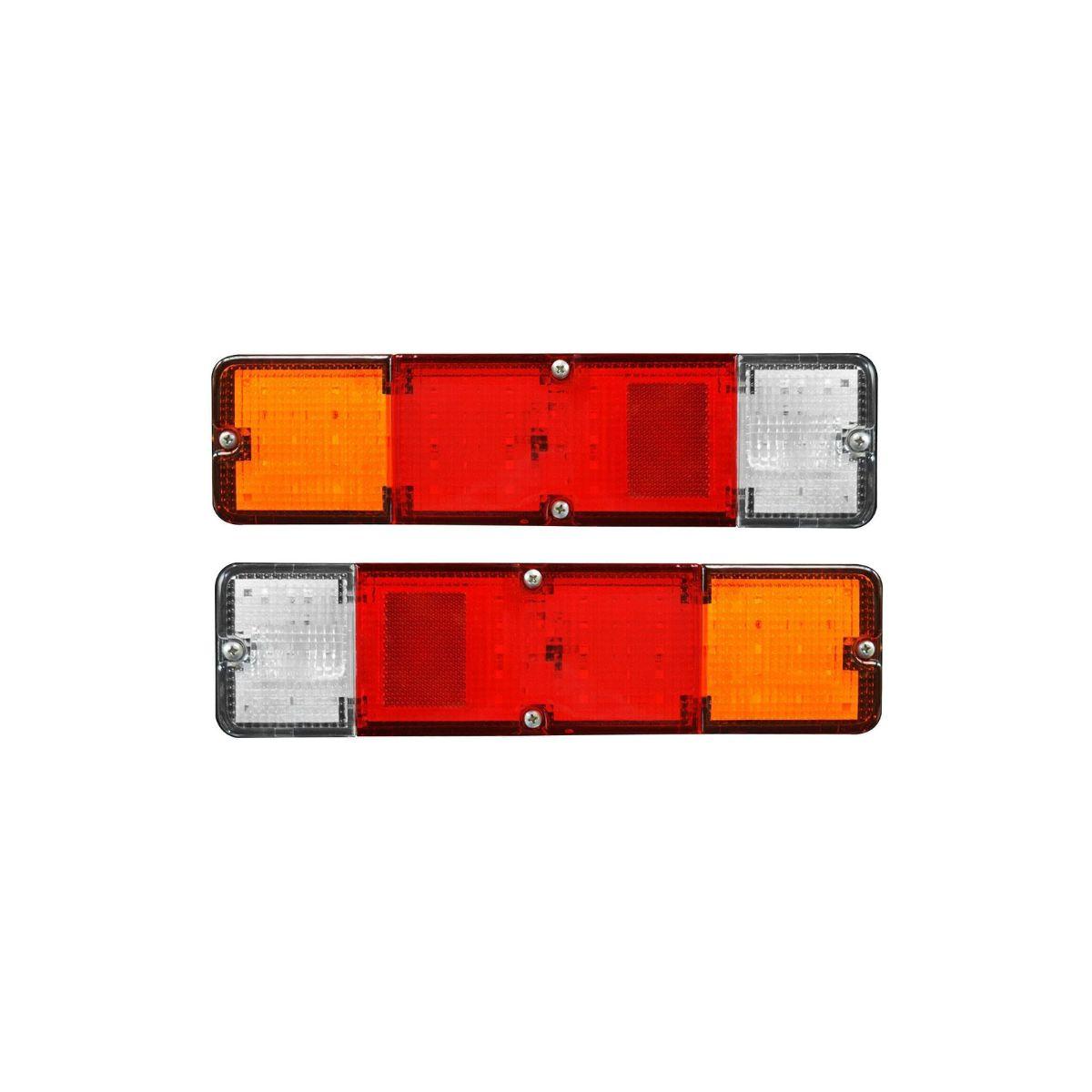 

APSMOTIV LED Rear Tail Light Set for Suzuki Samurai, Sierra, SJ413, SJ410, Gypsy Set of 2 Pieces Red/Amber/Clear Lens 12V янтарь/красный
