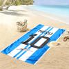 Football Star Messi Beach Towel Suitable for Various Scenarios Such As Kitchen, Bathroom and Beach Swimming