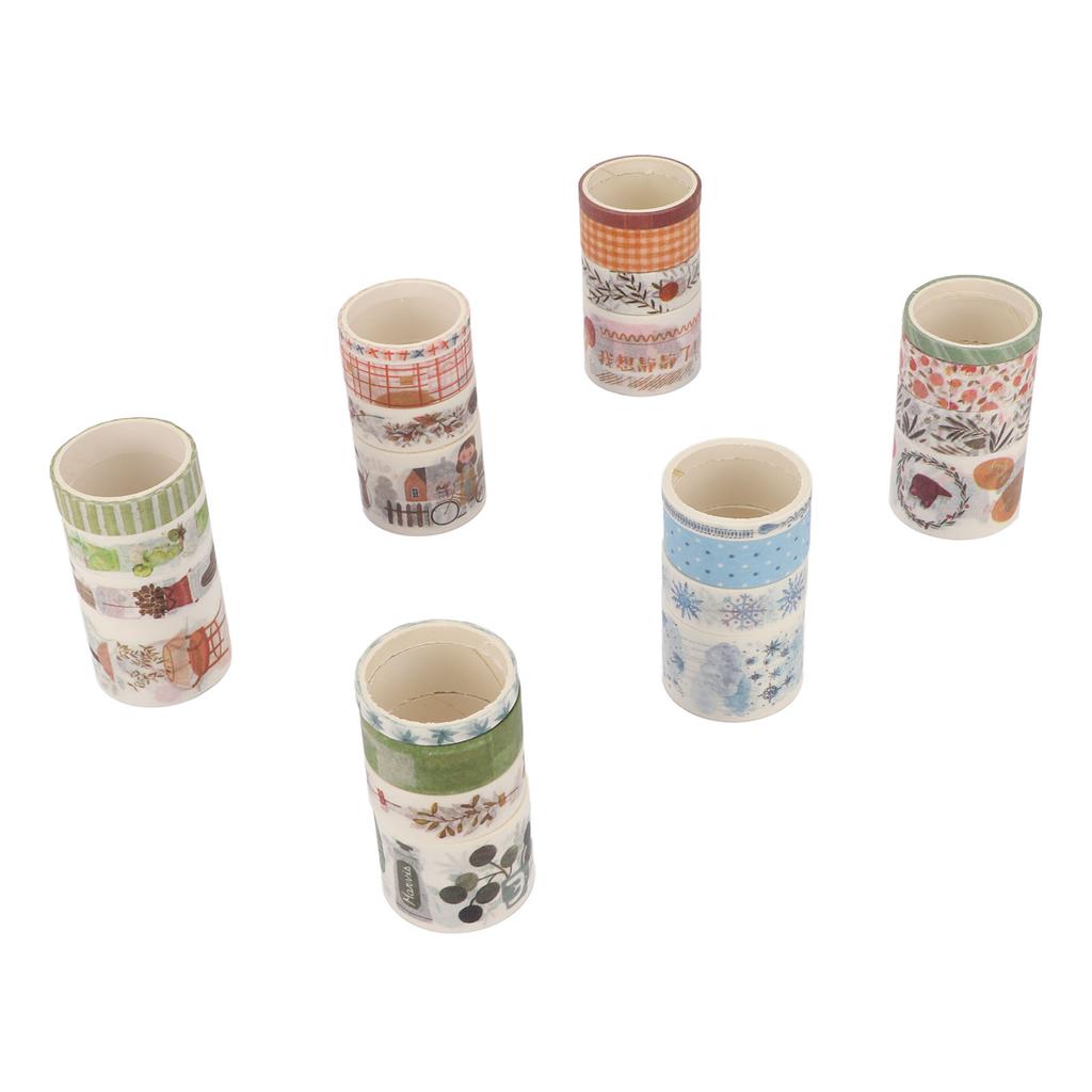 Decorative Adhesive Tape Waterproof Prevents Stick DIY Adhesive Tape Set for DIY Crafts Gift Wrap