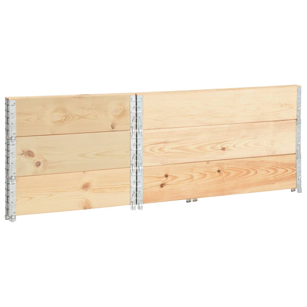 Raised Beds 3 pcs 50x100 cm Solid Pine Wood