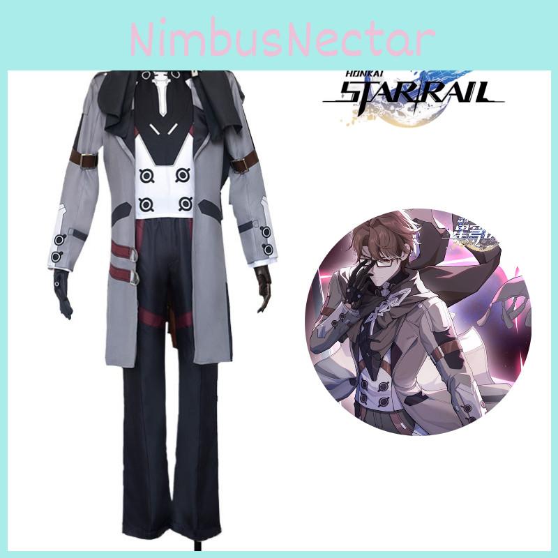 Benghuai Xingqiong Railway Walter Yang Cosplay Kostüm Für Männer Polyestermaterial Frühling 2023