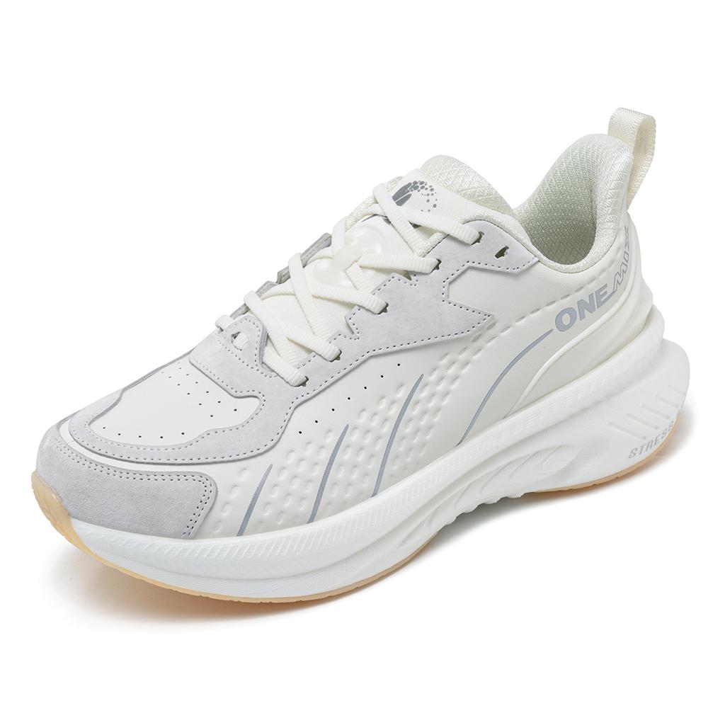 Onemix Winter Training Running Shoes For Men Sport Shoes Leather Warm Wear-Resistant Female Jogging Shoes Walking Sneakers