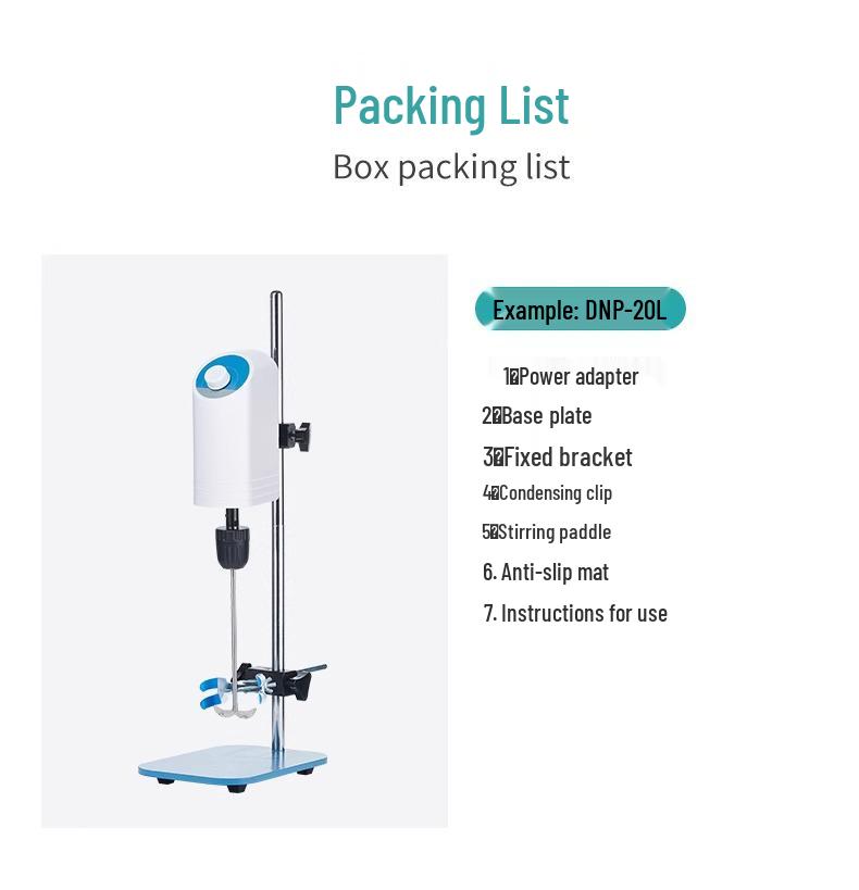Labshark Digital Display Top-Mounted Cantilever Mixer for Laboratory and Industrial Use
