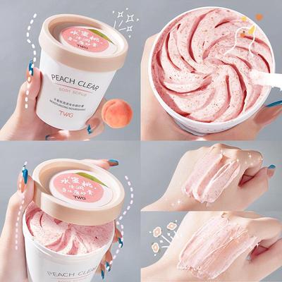 TWG Peach Ice Cream Softening Body Scrub 200g