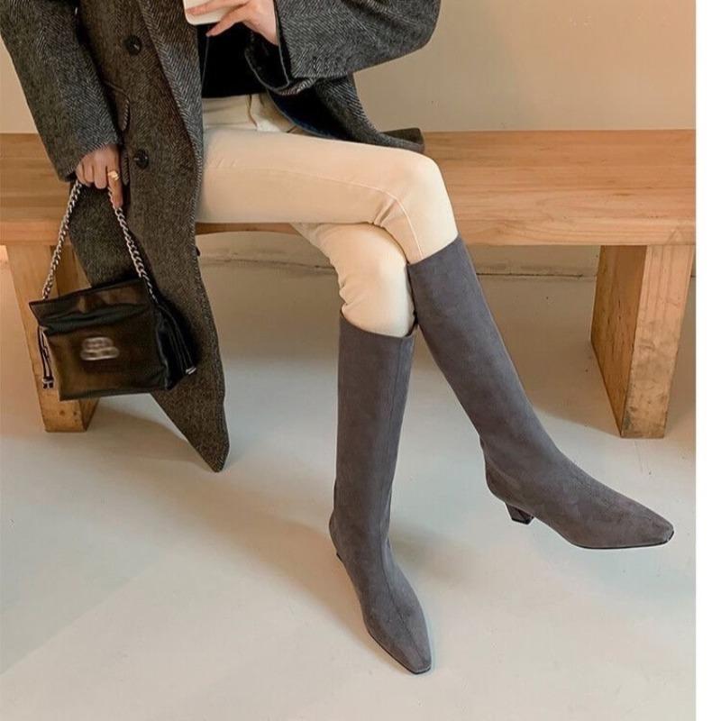 2026 New Mesh Neon Green Sandal Boots Women Sexy Over The Knee Boots Pointed Toe High Heels Party Shoes Woman Thigh High Boots 35 серый 4480₽