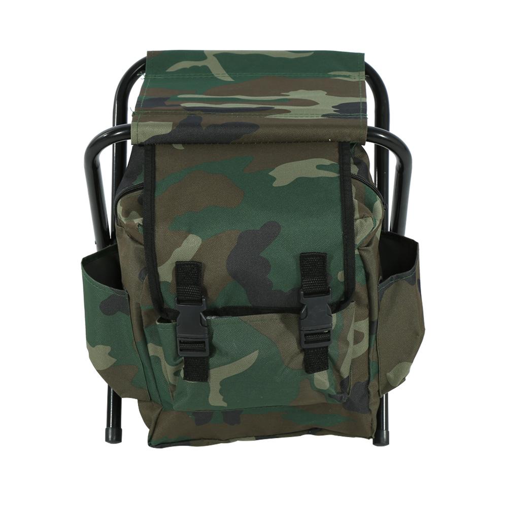 Foldable Outdoor Camping Fishing Stool Convenient Carry Seat With Storage Bag