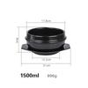 Rice Pot Korean Mixed Stone Pot Stone Cuisine Casserole High Temperature Potted Rice Pots Cooking Soup Tableware