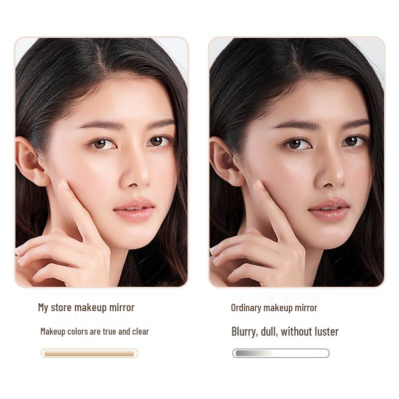 LED Portable Folding Makeup Mirror with Light