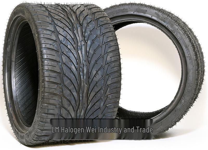 14-Inch Flat Vacuum Tire for ATV, Karting, or Reverse Tricycle (235/30-14)