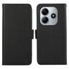 For Xiaomi Redmi Note 14 4G (163.25x76.55x8.16mm) Case Litchi Texture Leather RFID Blocking Phone Cover