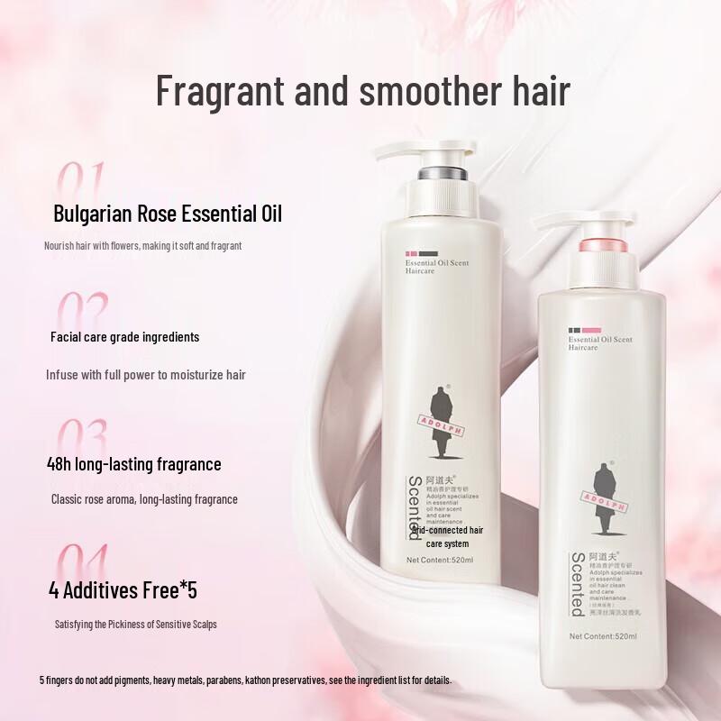 Adolph Brightening & Anti-Hair Loss Hair Care Set
