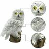 Lumières Solaires Extérieures Lampes de Jardin LED Hibou Alimentées par l'Énergie Solaire Lampes Pelouse Animal Hibou Lampe Solaire Étanche pour Décoration de Noël