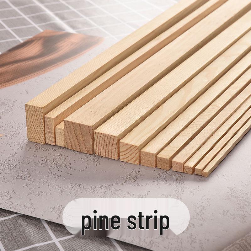 Kiefernholz-Quadratleisten für Kinder-Bastelmodelle und handgefertigte Rahmen