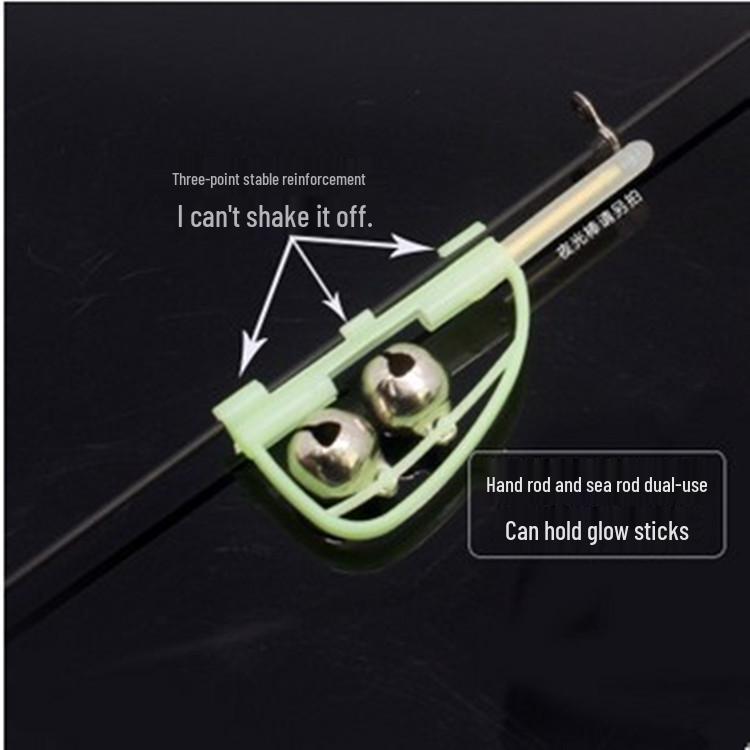 Arc-shaped Luminous Fishing Rod Bells - Ringing Alarm Bells for Fishing Gear