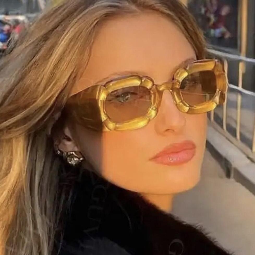 Fashion Women's Petals Irregular Sunglasses Personality Candy Color Street Po Accessories