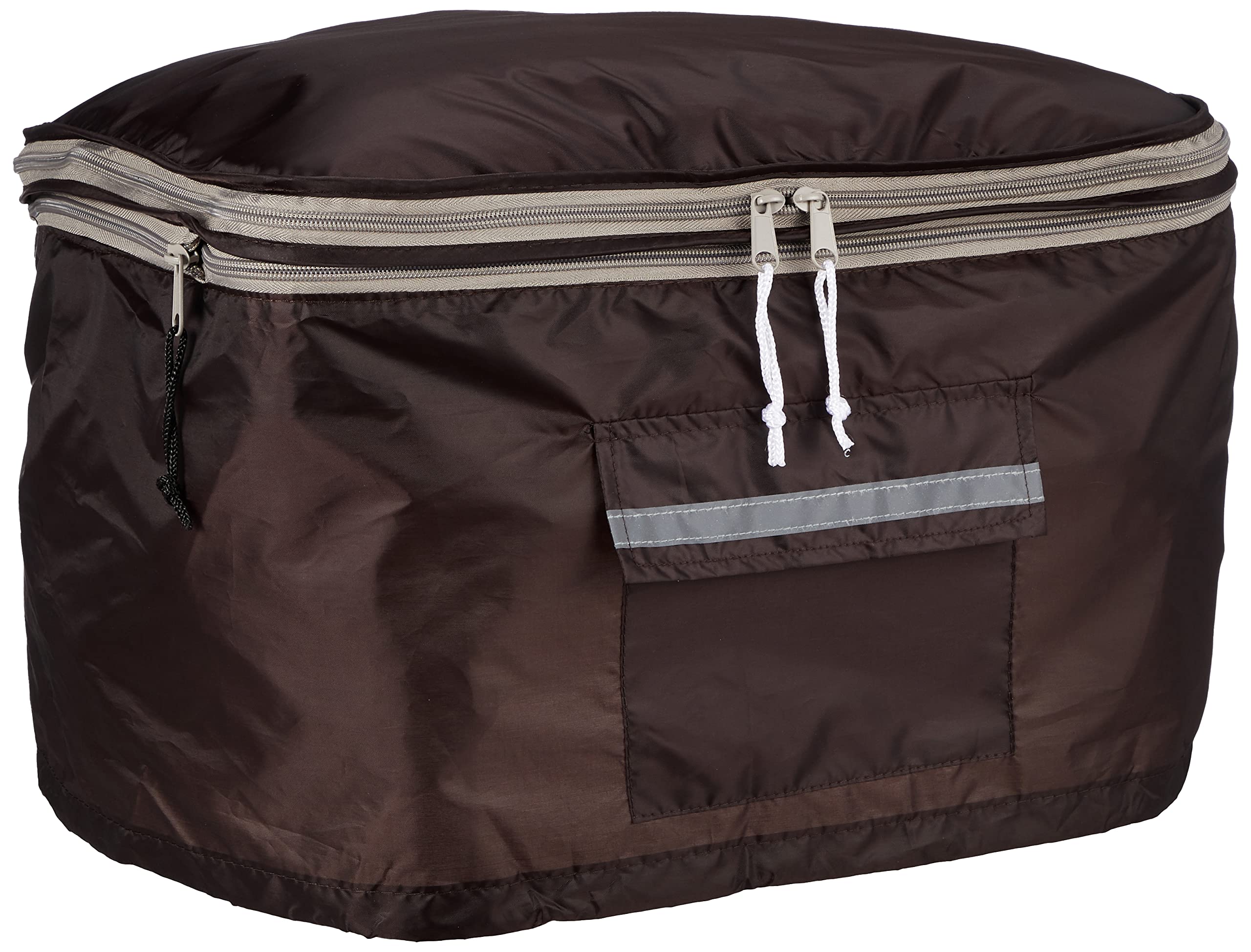 

Kawasumi Seisakusyo Bicycle Front Basket Cover with Electrically Assisted Brown Two-Tier (Compatible Bicycles) KW-787BR,