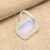 Milky Opal Gemstone Handmade Ring 925 Sterling Silver Jewelry Pretty Ring For Women
