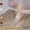 1PCS 91x15cm Wood Grain Floor Wallpaper Thicken Waterproof Floor Sticker  Home Decor