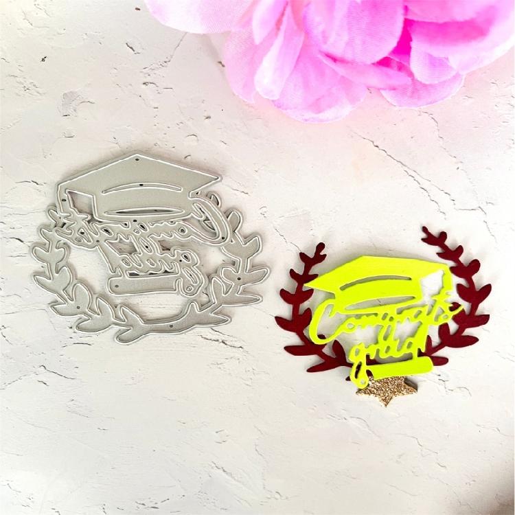 Graduation Metal Cutting Dies Scrapbooking Card Embossing DIY Photo Template