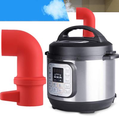 Silicone Pressure Cooker Steam T Shape Rotate Diverter Release Pipe Accessories
