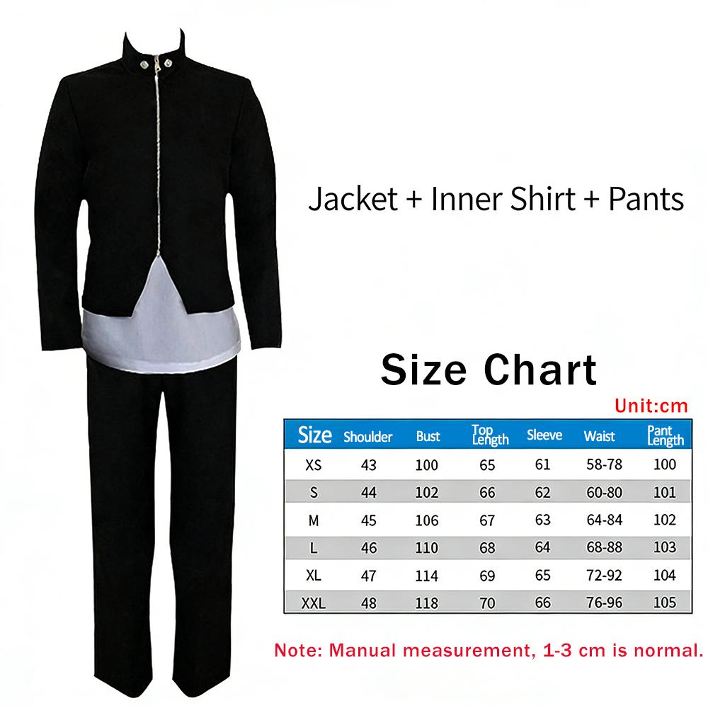 Classic Anime Cosplay Costumes Japanese Character Clothes Uniforms Jacket Pant Skirt Top Short-sleeve Shirt Halloween Costumes