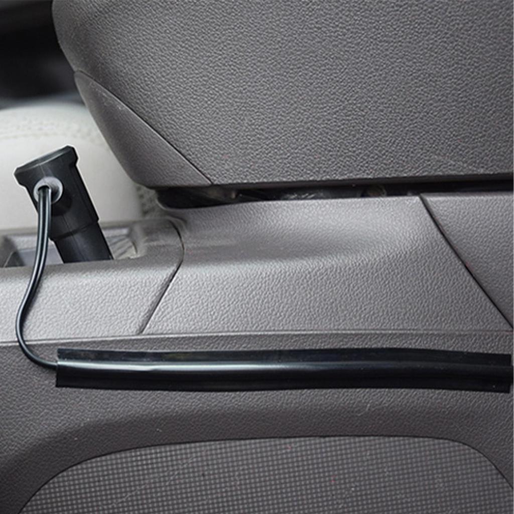 4-Piece Elastic Cable Sleeve Set  PVC Cord Protector & Organizer for Car, Truck, RV, Desk & Home Wire Management