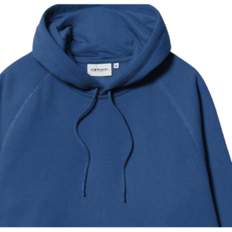 Carhartt WIP SS23 Casual Loose Fit Hooded Sweatshirt Men sweatshirt Blue I026384-1NU-XX