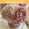 Hydrangea Flower Bouquet With Embroidered Ball Handles For Wedding And Hotel Decor