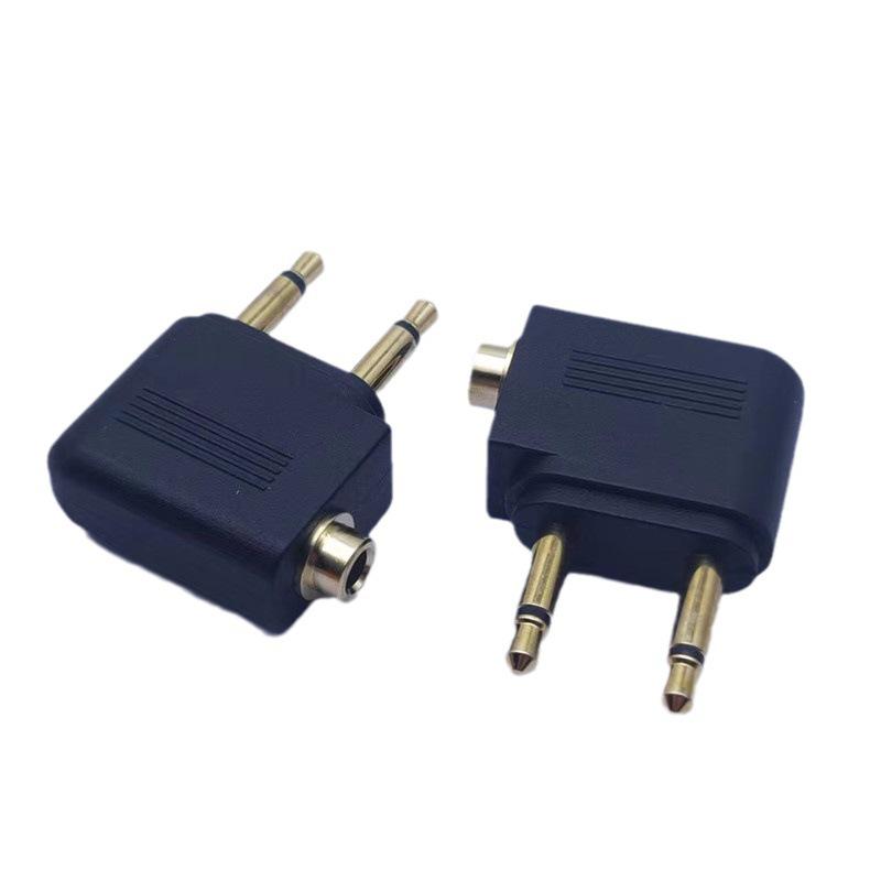 Gold-Plated 3.5mm Audio Adapter: One Female To Two Male Plugs