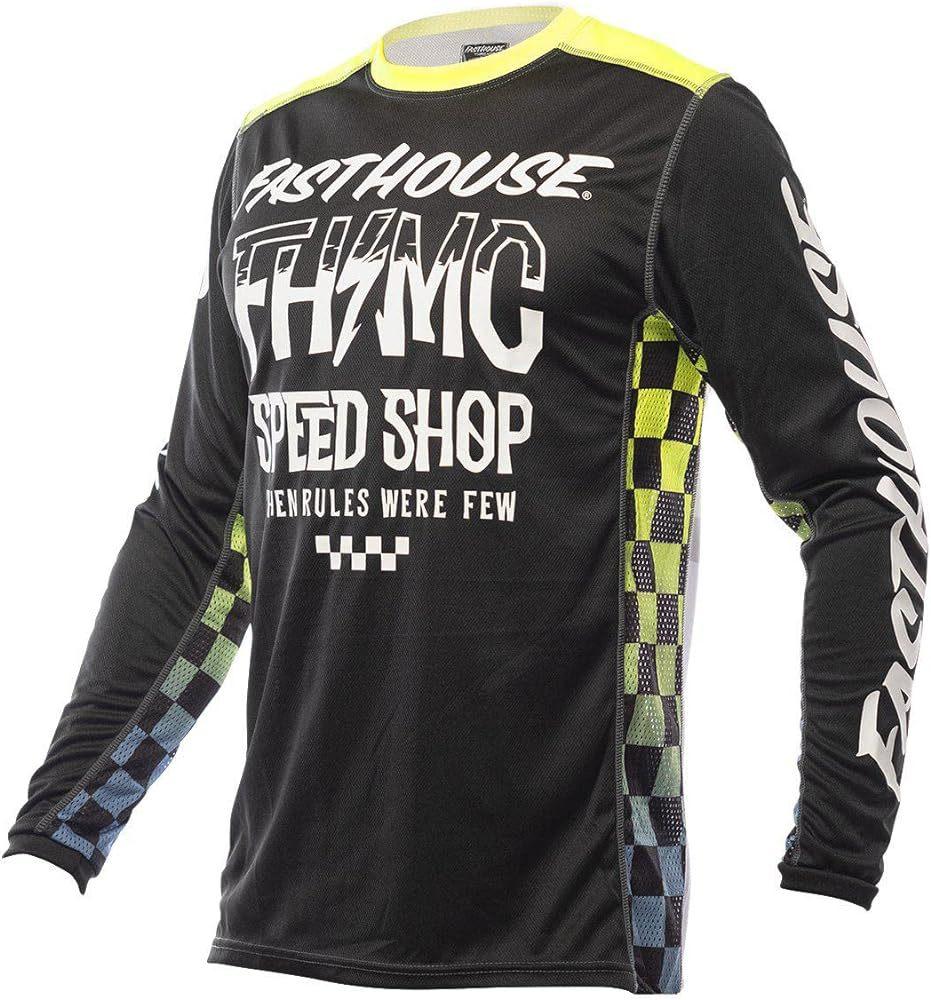 Fasthouse Men's Off-Road Motorcycle Downhill Suit Breathable Long Sleeve Mountain Bike Road Cycling Suit