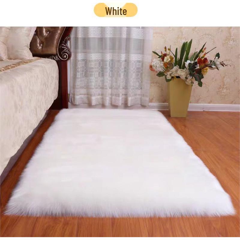 

Nordic Long Pile Imitation Wool Carpet for Living Room or Bedroom 40x50cm Rectangle