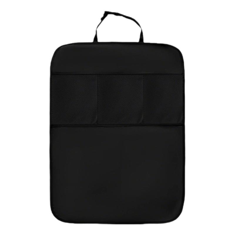 Car Seat Protector Auto Seat Back Covers Kick Mat Protect from Dirt Mud Water Resistant Kick Protector with Pockets