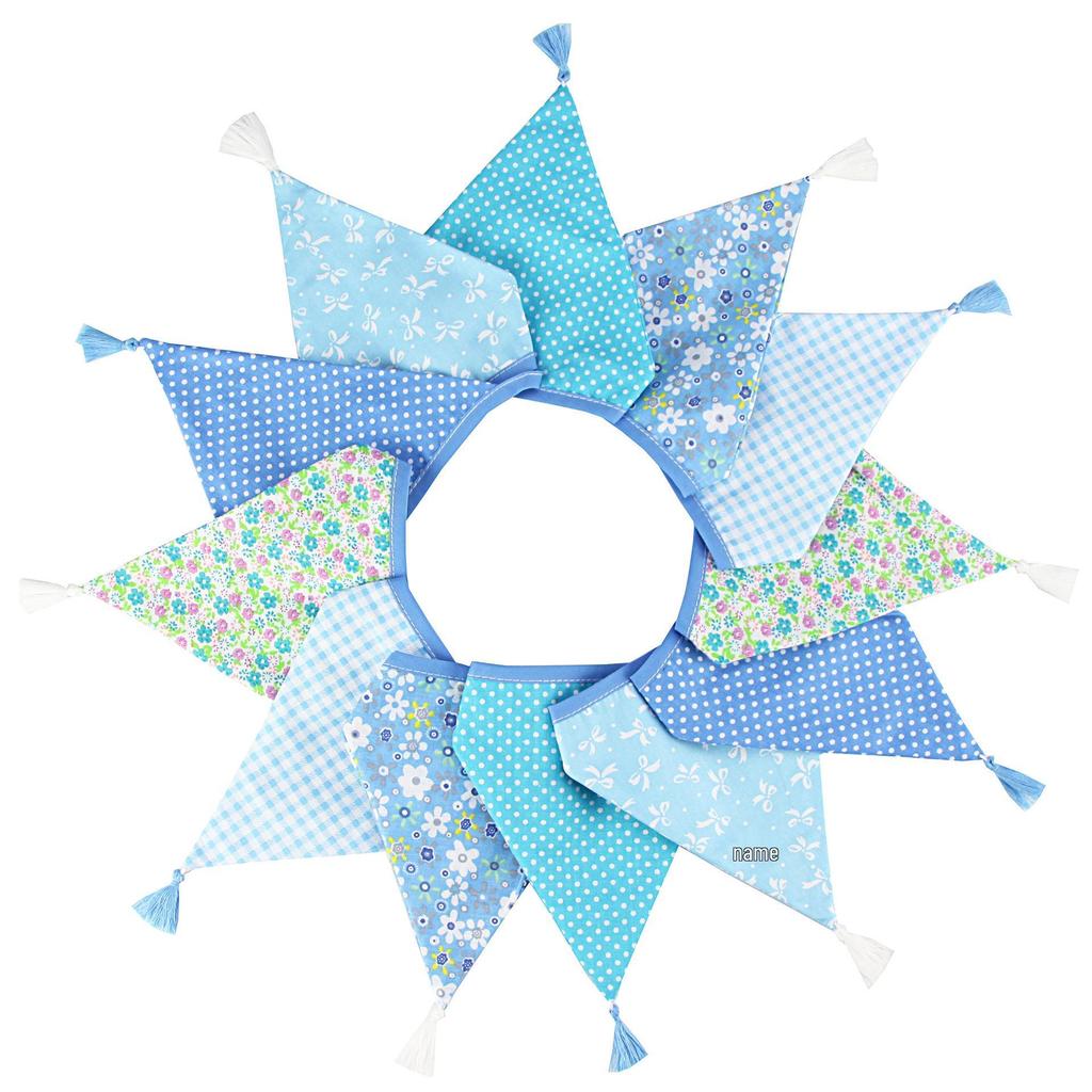 Nordic Cotton Tassel Triangle Bunting for Weddings, Photos, and Kindergartens