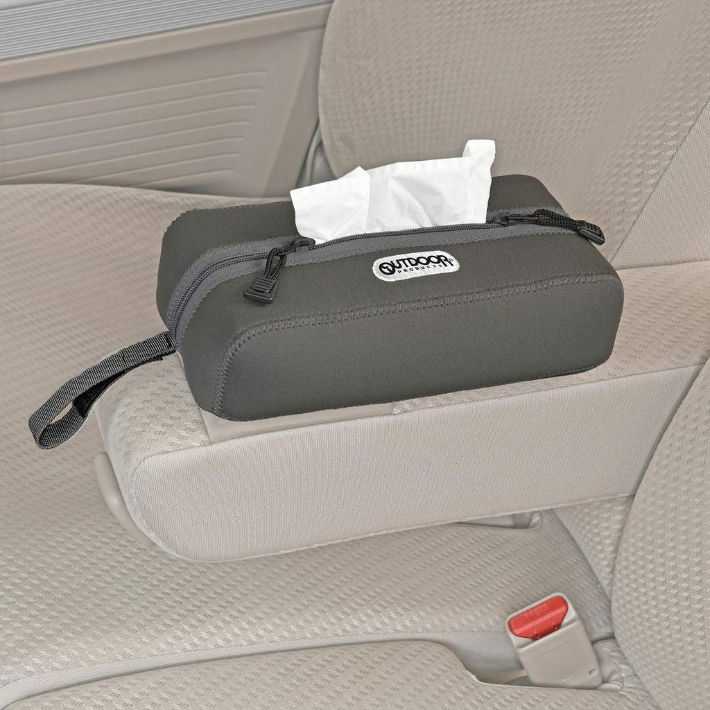 OUTDOOR PRODUCTS Tissue Cover Car Interior Supplies Standing Type Hanging OD36 Headrest Wetsuit Material Car Tissue Cover SEIWA &