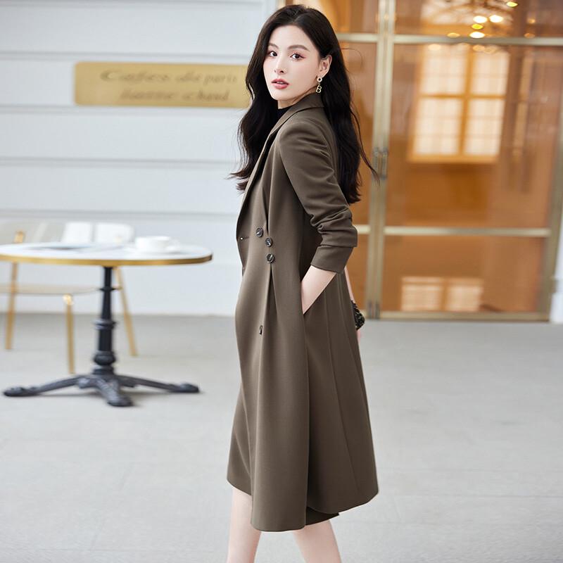 Women's Professional Mid-Length Trench Coat