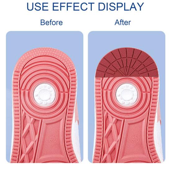 5 Pairs Shoe Soles Repair Replacement Shock-absorbing Slip Resistant Cut Freely Easy to Use Rubber Shoe Out Soles