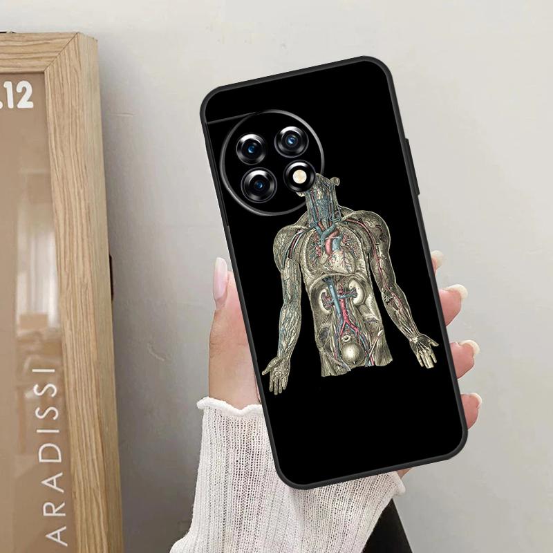 Human Anatomy Case For OnePlus Nord CE 5 2 3 4 Lite N20 N30 OnePlus 15 13 12 10 R 13T 10T 11 9 10 Pro Cover