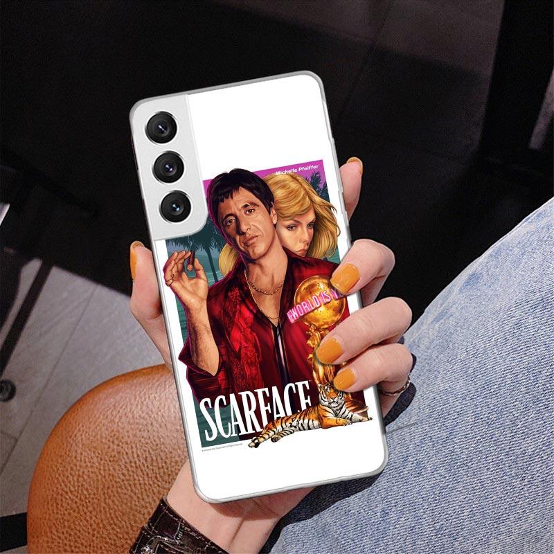 Scarface 1983 Film Al Pacino Movie Phone Case For Samsung Galaxy S24 S25 Edge S26 Ultra S23 S22 S21 Plus S20 FE + Personalized P