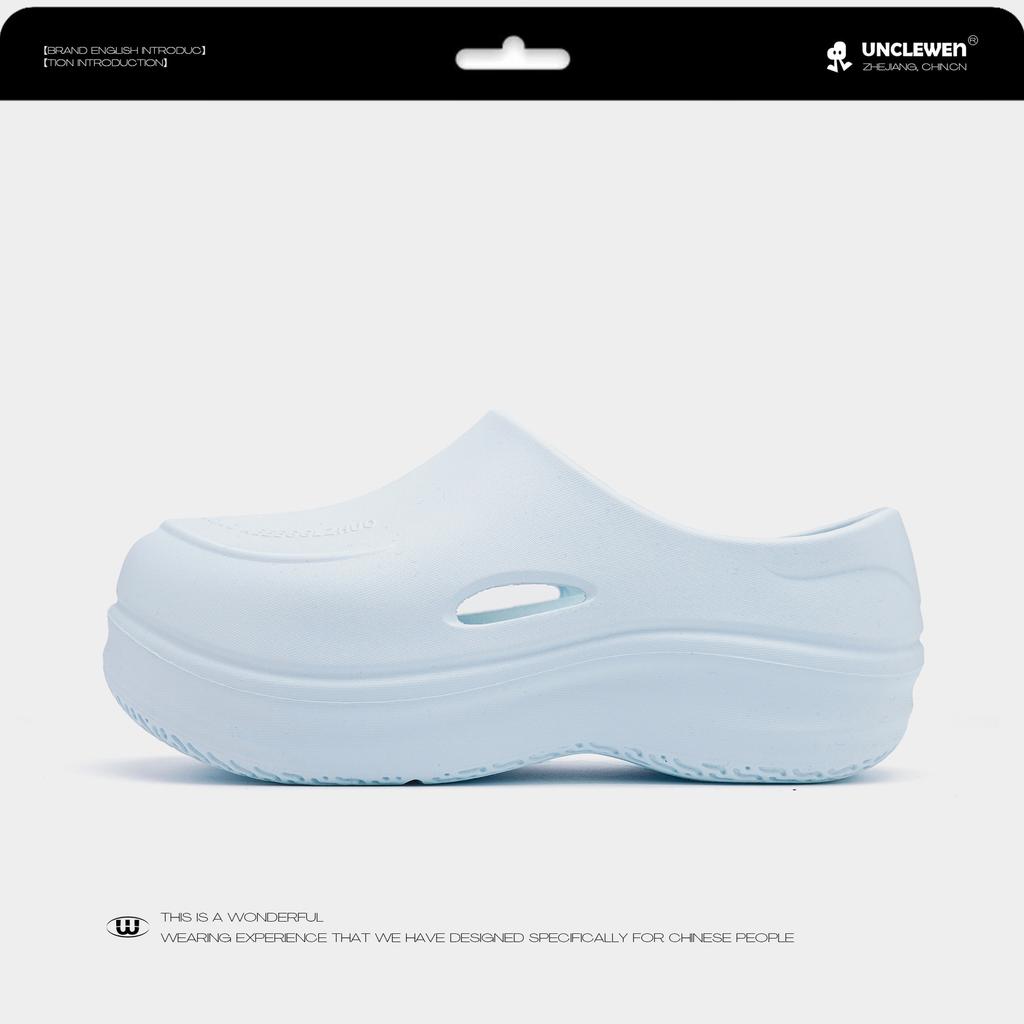 Cloud sandals ice fruit drag Muller 5CM height increase half slippers women's outer wear ins wind thick-soled bag head hole lazy shoes