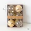 6 Pieces Christmas Ball Ornaments Set Baubles Pendants for Garland Housewarming