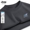 JEEP SPIRIT Men's 2026 Pure Cotton Long-Sleeve Round Neck T-Shirt