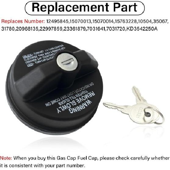 Locking Gas Cap 12495845