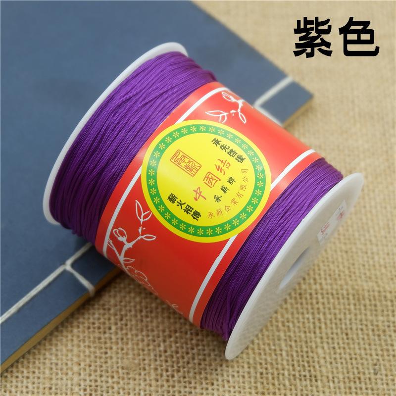 Taiwan Chengxin A Linie 1 mm Jade-Linie DIY Schmuck Weben Armband Seil Rotes Seil Geflochtenes Seil Chinesischer Knoten Draht