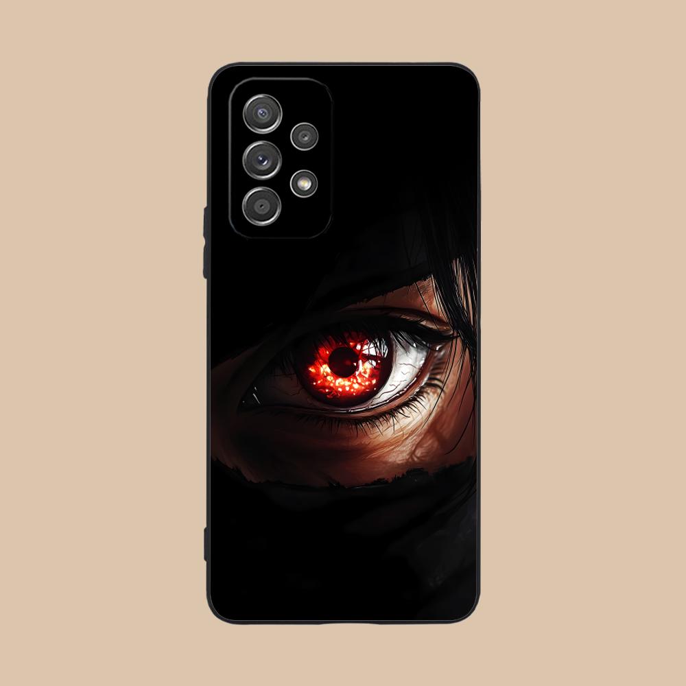 

Anime Eyes Phone Case for Samsung Galaxy A56 55 54 53 52 51 36 35 34 23 16 15 5G Soft TPU Shockproof Cover Galaxy A51 5G