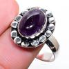 Amethyst Gemstone Handmade 925 Sterling Silver Jewelry Ring Size 11