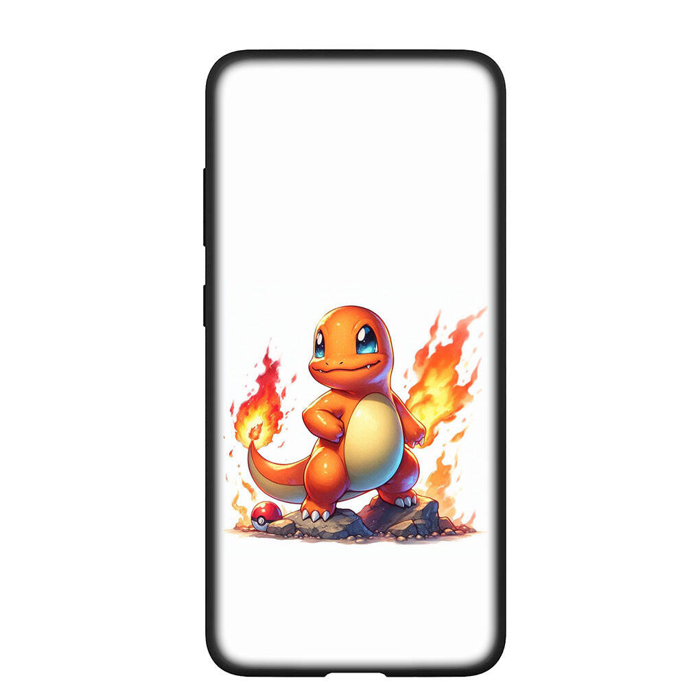 Case for iPhone 17 16 15 Plus Xiaomi Poco F8 F7 X7 X6 M8 C85 C75 C71 Redmi Note 14 12 11 13 Pro Max A4 14C 13C 15C Cartoon Charmander Pokemon Pikachu