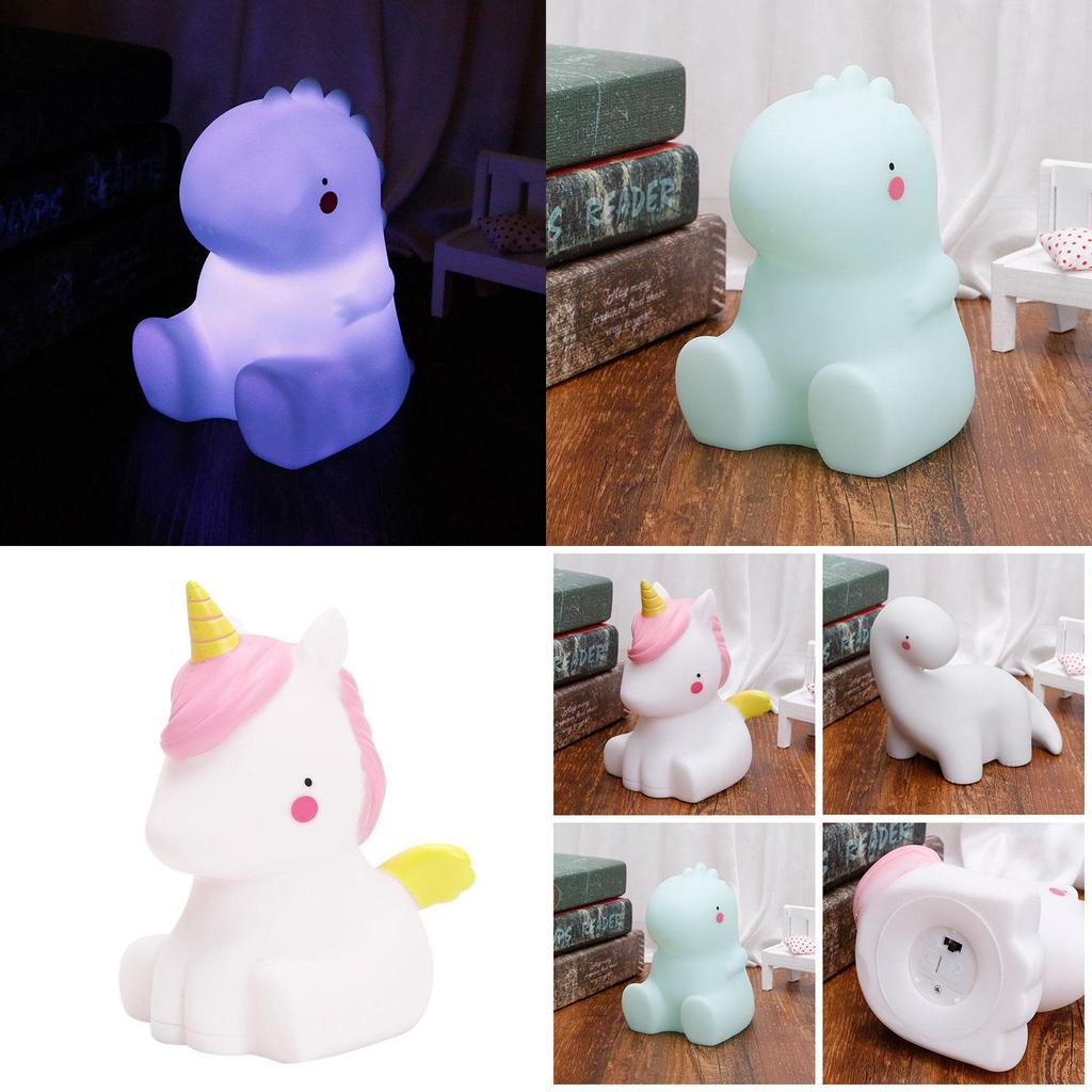 Entzückendes Cartoon Einhorn Nachtlicht LED Lampe für Baby Kinder Kinderzimmer